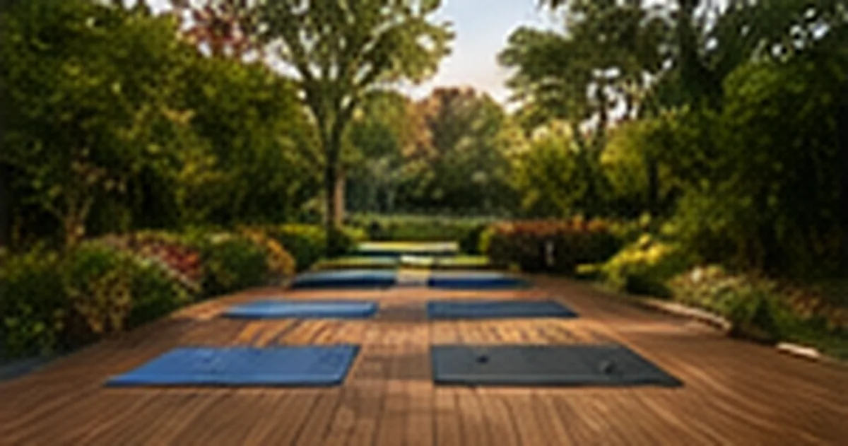 Artist's impression of the Lodha Hoskote yoga and meditation deck